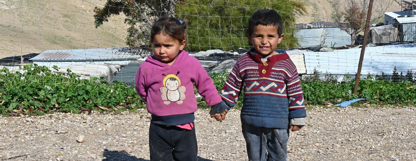 Kinder im Westjordanland / Martina Waiblinger